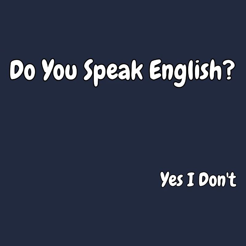 Lustiges Design eines englischsprachigen Witzes