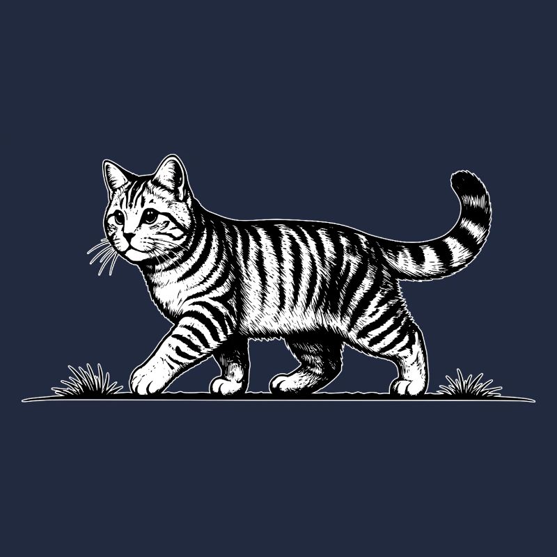 Chat qui cour Chat