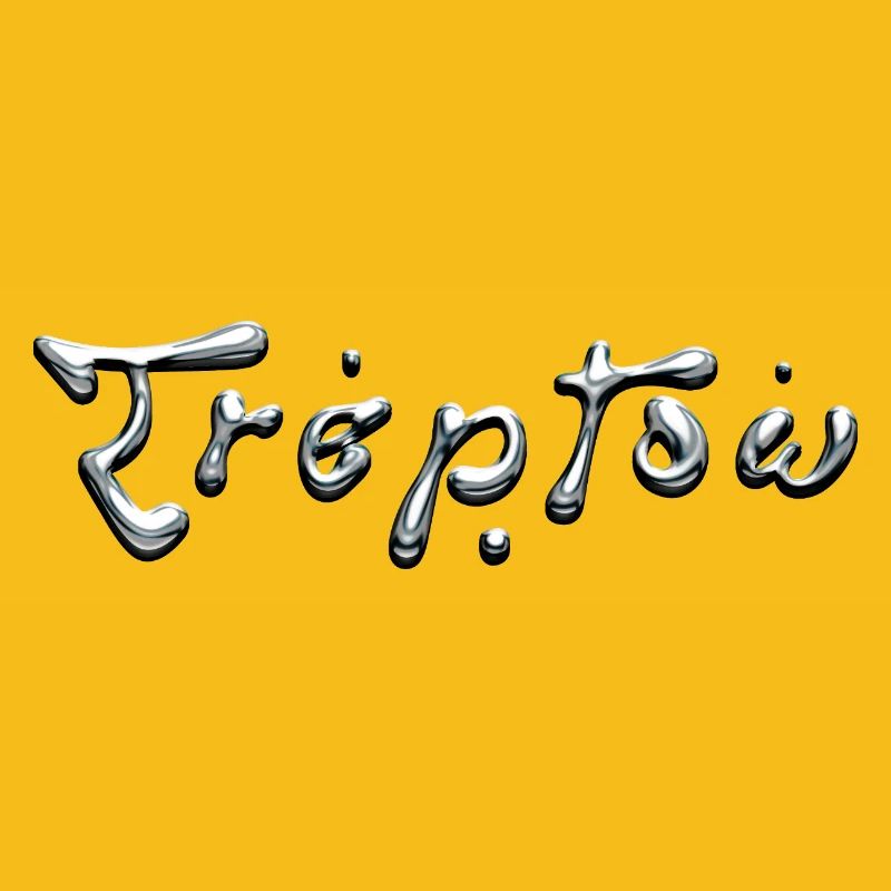 Treptow Liquid Chrome Typography