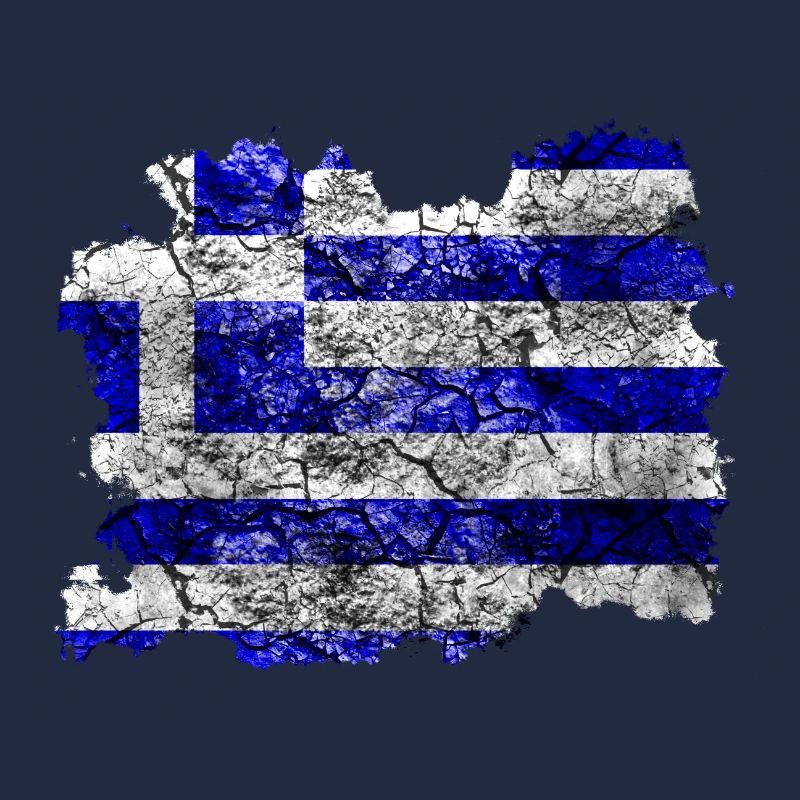 Drapeau de la Grèce Vintage
