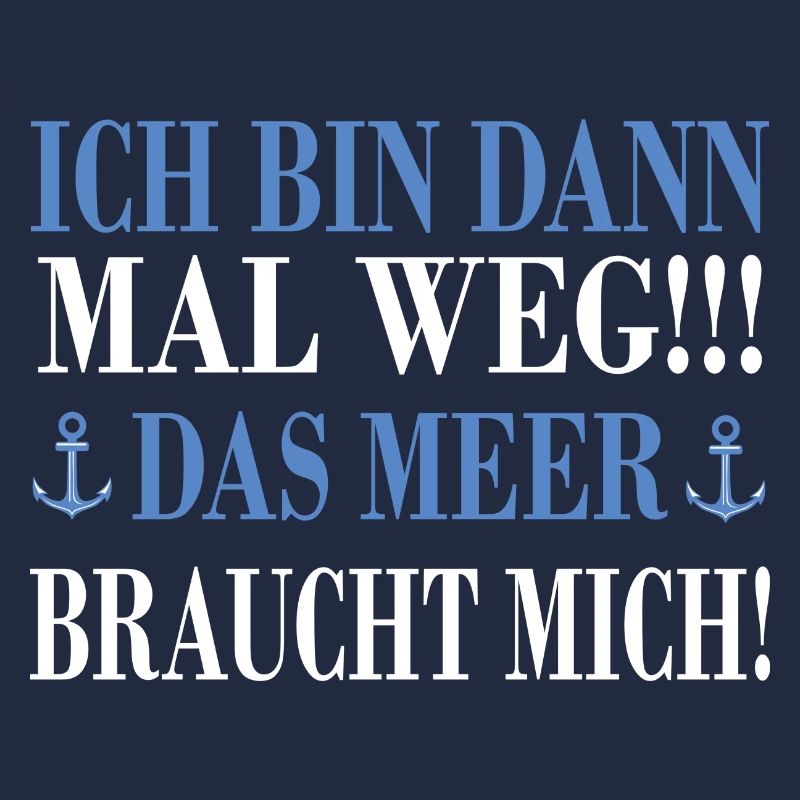 Meeresabend Sinnspruch Design