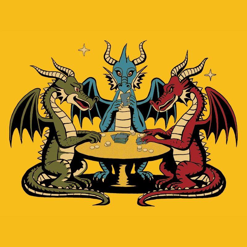 Dragons cartes à jouer