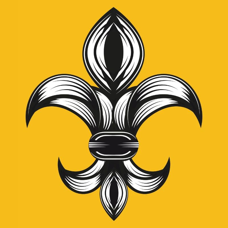 iris stylisé - Fleur-de-Lys