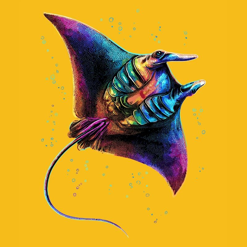 Manta Ray, Devil Ray, Stingray, Diver