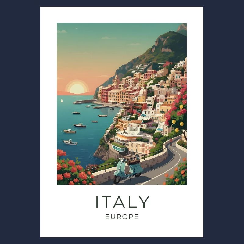 Italia Coastal Magic Motorcycle