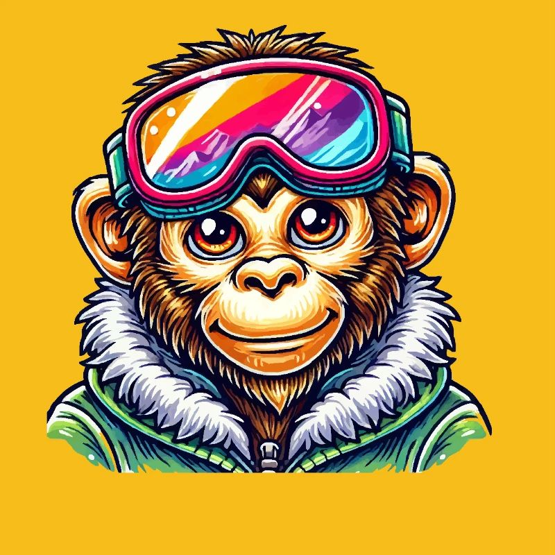 Monkey Ski Goggles