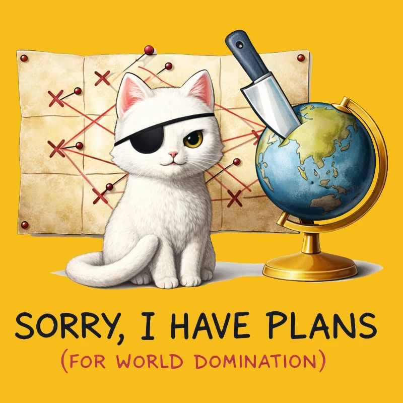 Plans de domination du monde de Evil Cat