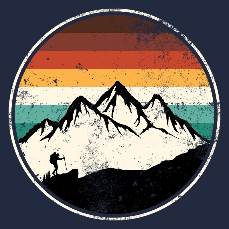 Retro Peak Trail Circle