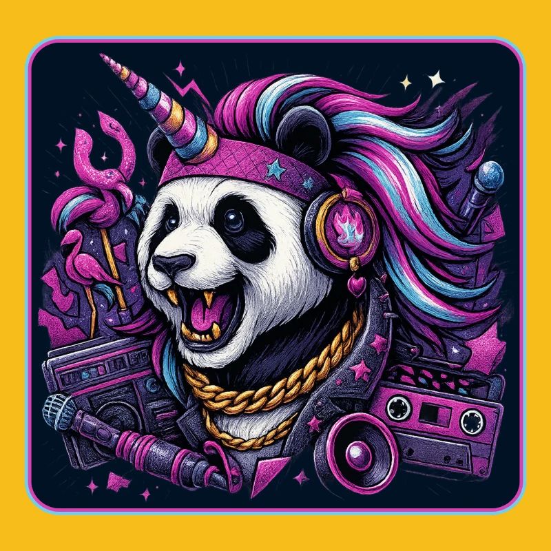 Panda Einhorn Party