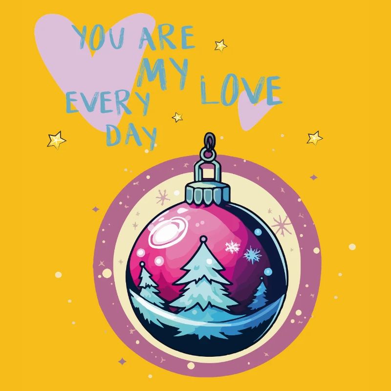 Weihnachtskugel Liebe 