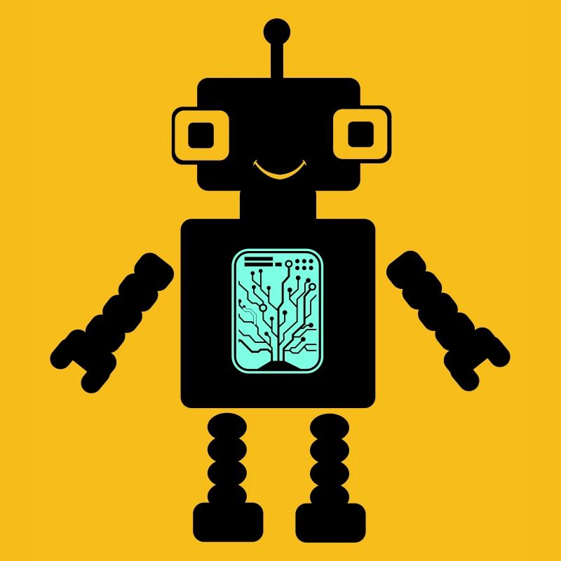 Roboter Comic