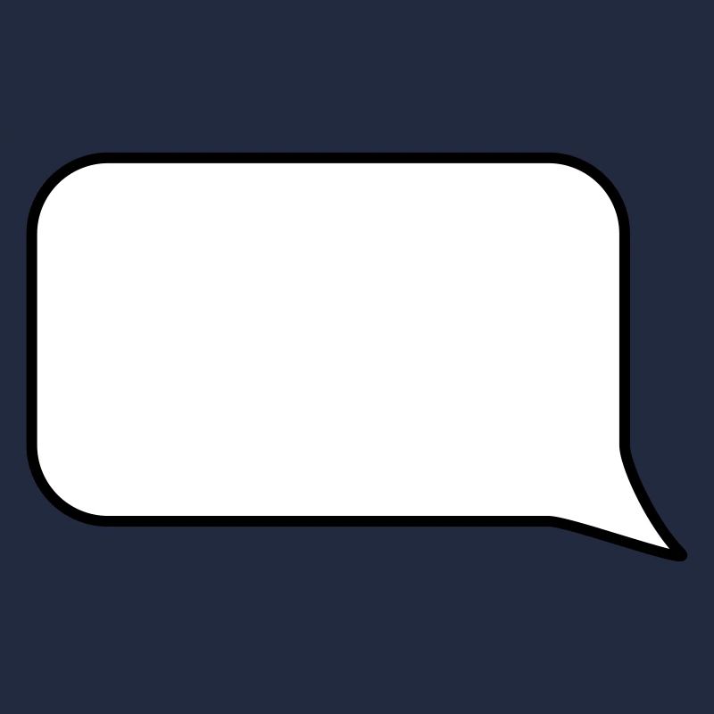 Sprechblase // Comic // Spruch machen // Aussage