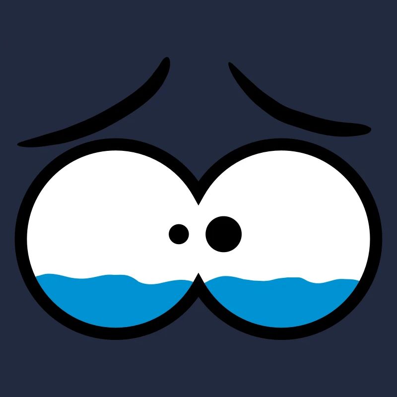 Sad Crying Comic Eyes