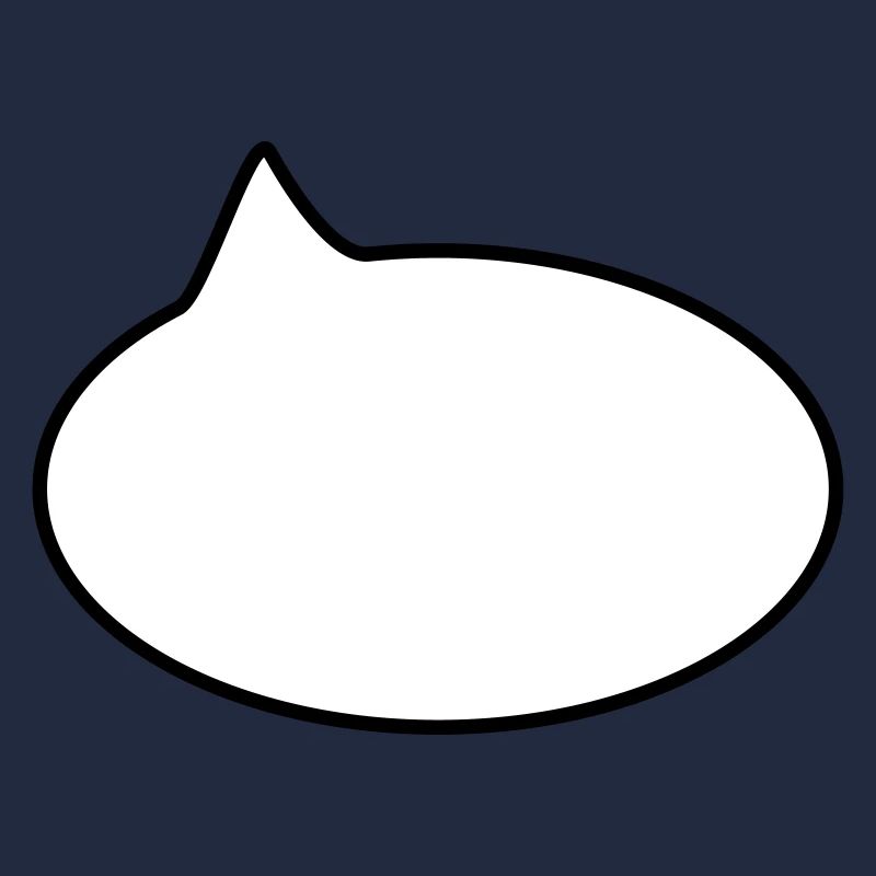 Sprechblase // Comic // Spruch machen // Aussage