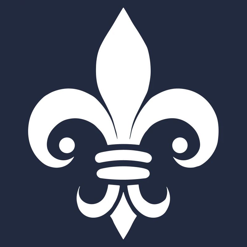 Schlichtes Fleur de lys Design