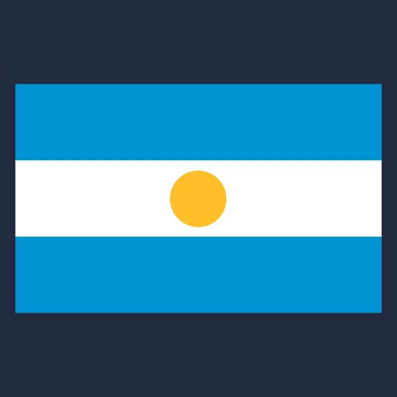 Nationalflagge von Argentinien