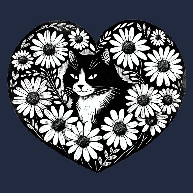 Smoking Katze Gänseblümchen