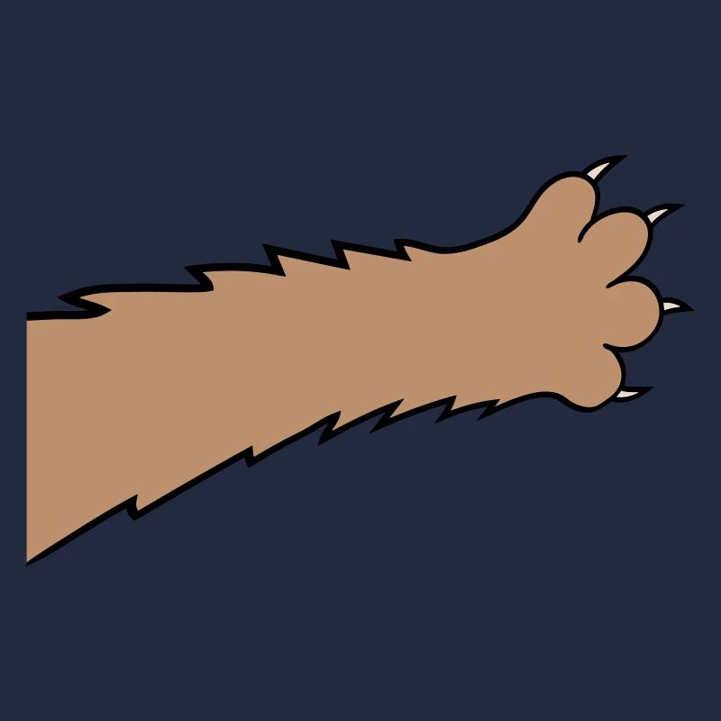 Chats, griffes, pattes, pattes, griffes acérées, grattage