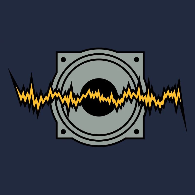 woofer basse techno rythme sonore de boîte à