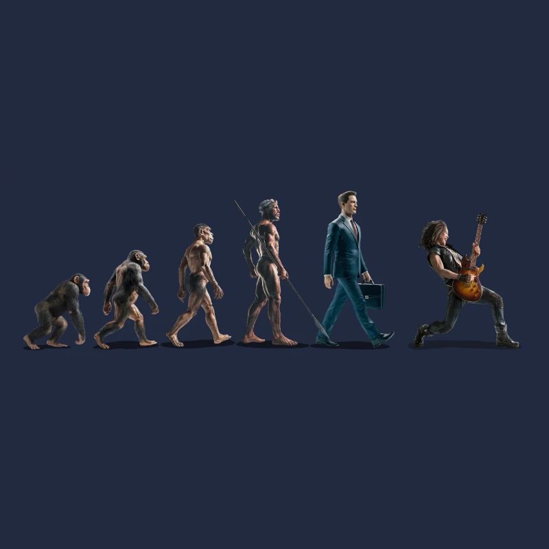 Evolution Guitariste