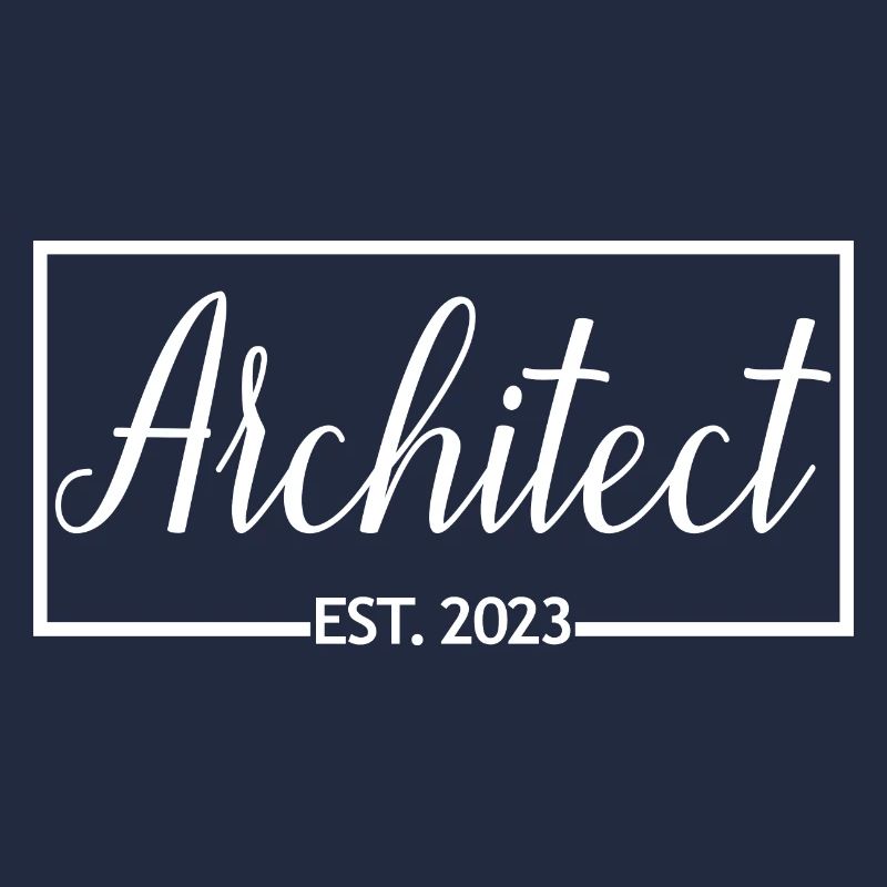 Architecte Est. 2023 Étudiant Architecte Diplômé