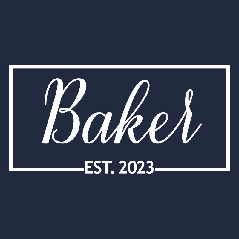 Baker Est. 2023 Backen Gebäck Future Baker Geschenk