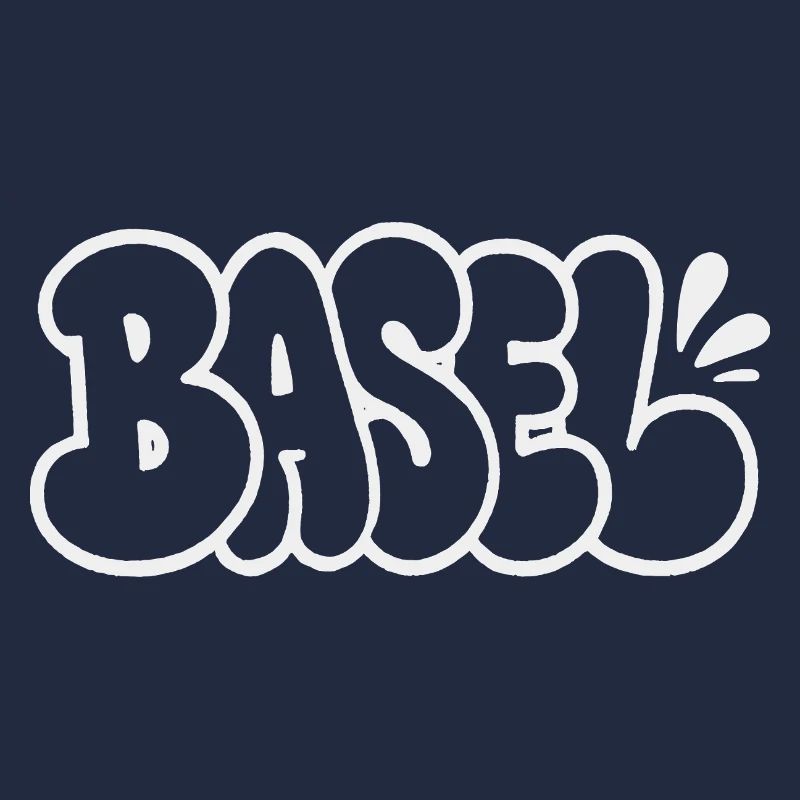 Graffiti de Bâle Throwie