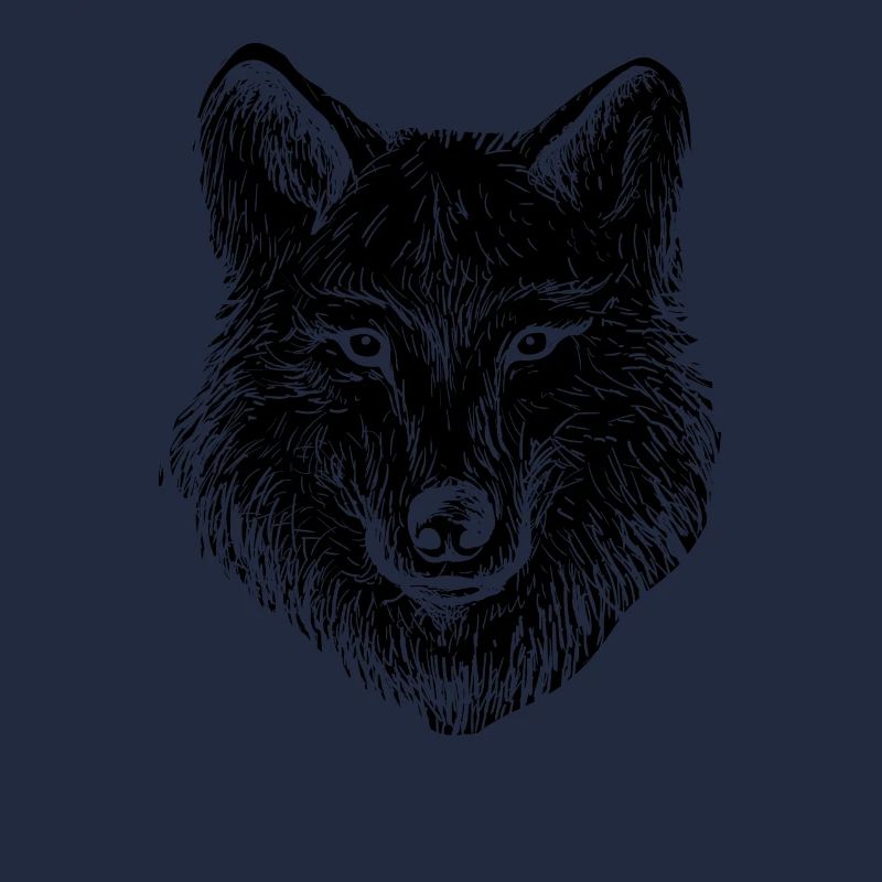Wolf wolf head pack animal loner gift