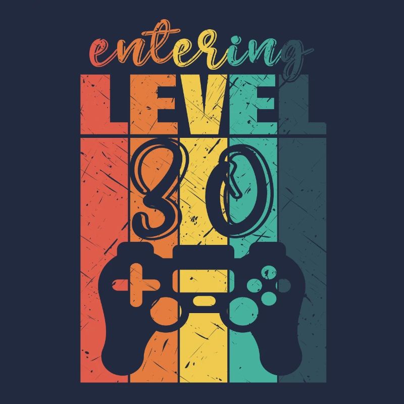 Level 30 Gaming Controller 30th Birthday