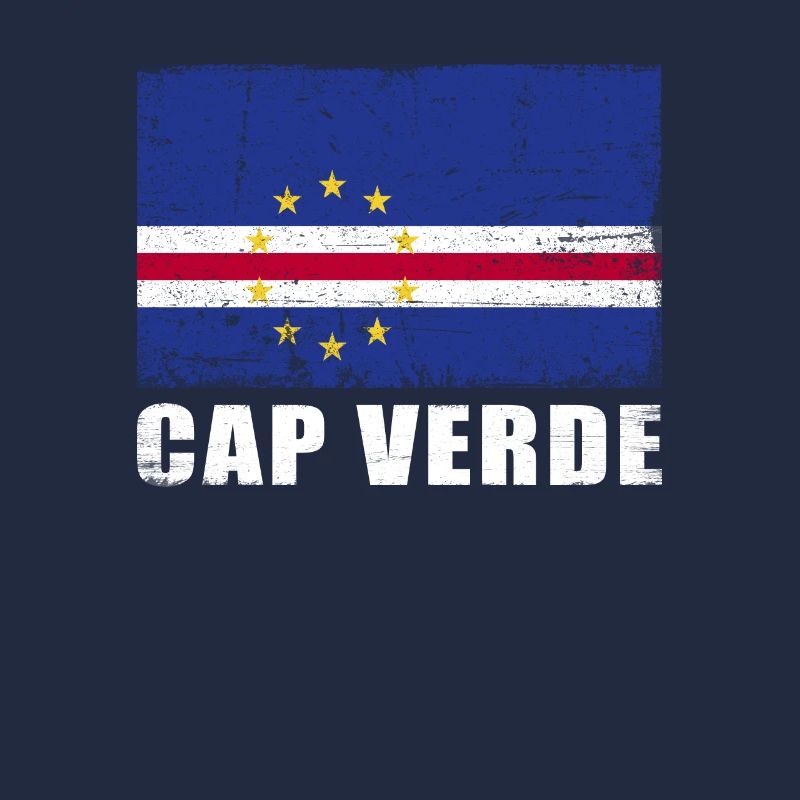 Drapeau du Cap-Vert Grunge Drapeau du Cap-Vert