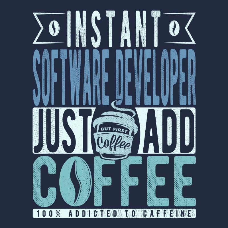 Software Developer Coffee Saying