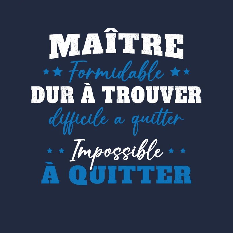 Maître formidable idée cadeau maître d'école