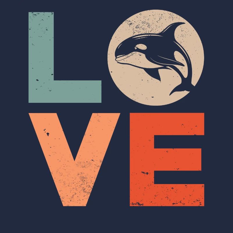Wal Killerwal Orca Liebe
