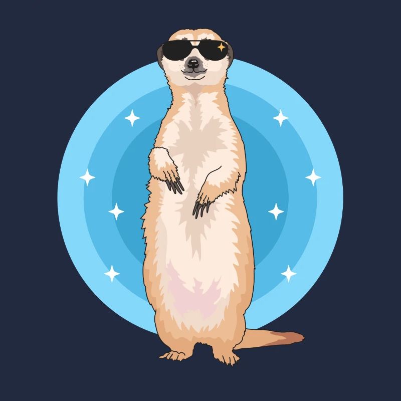 Erdmännchen Cool | Lustiges Erdmännchen Geschenk