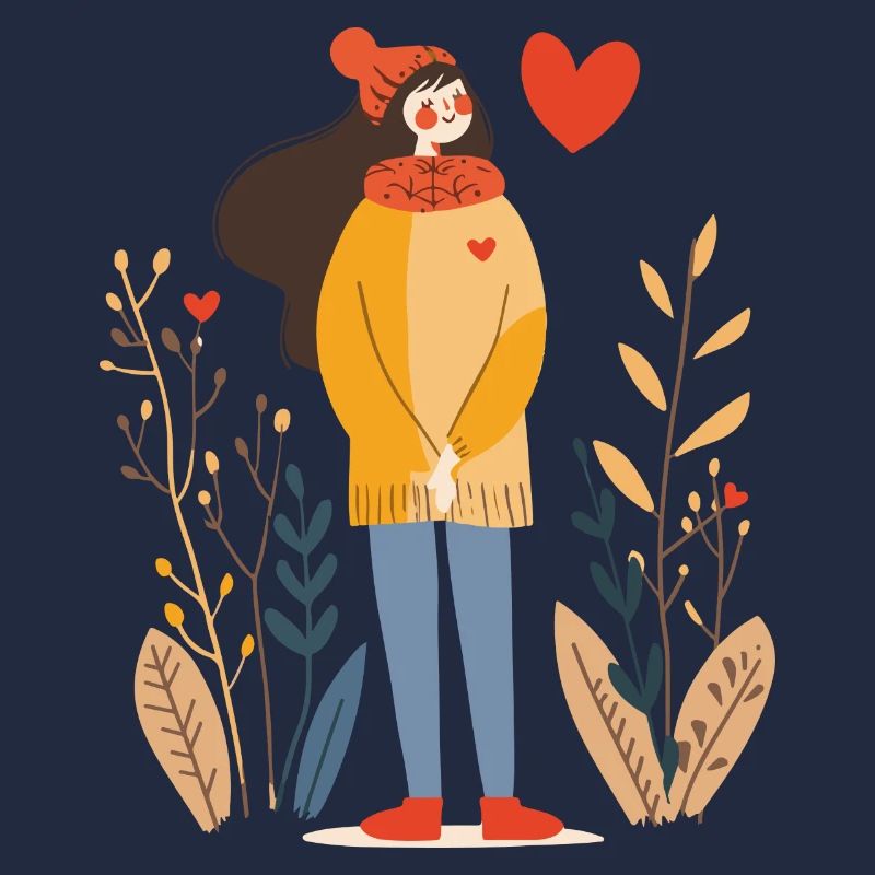 Fille de la nature