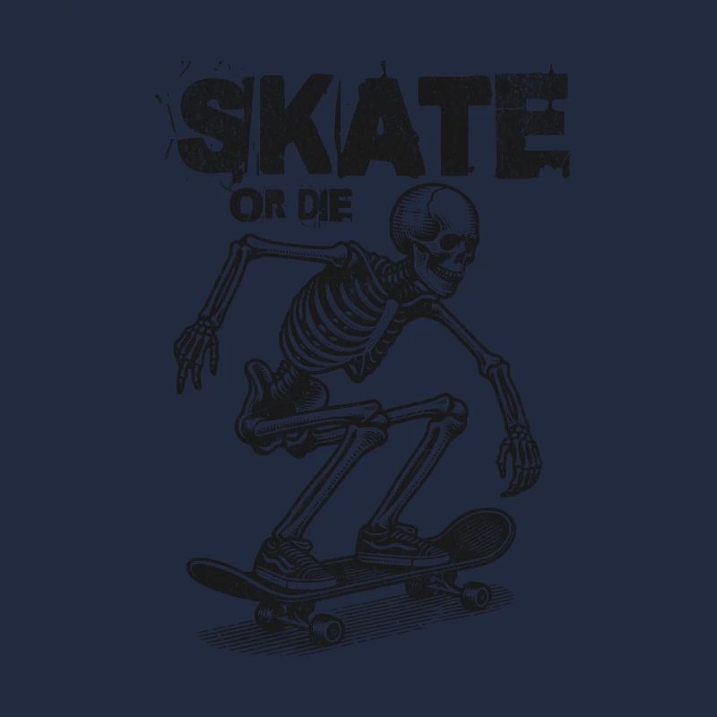 Skeleton skateboard