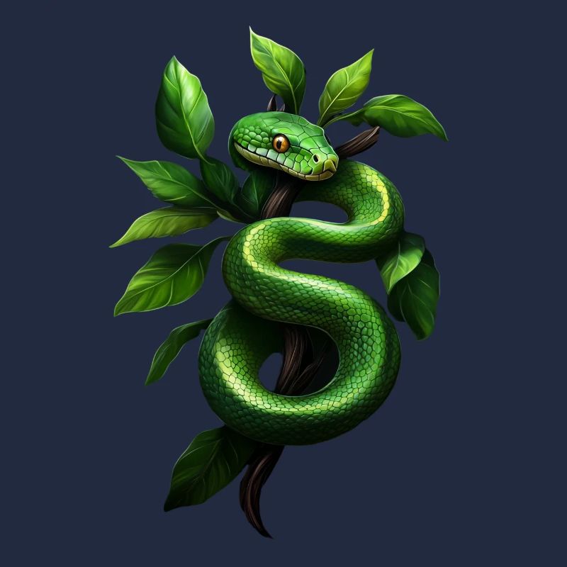 Green Tree Python Snakes Lover Terrarium