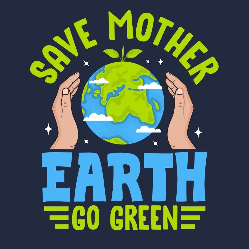 Rettet Mutter Erde, wird grün