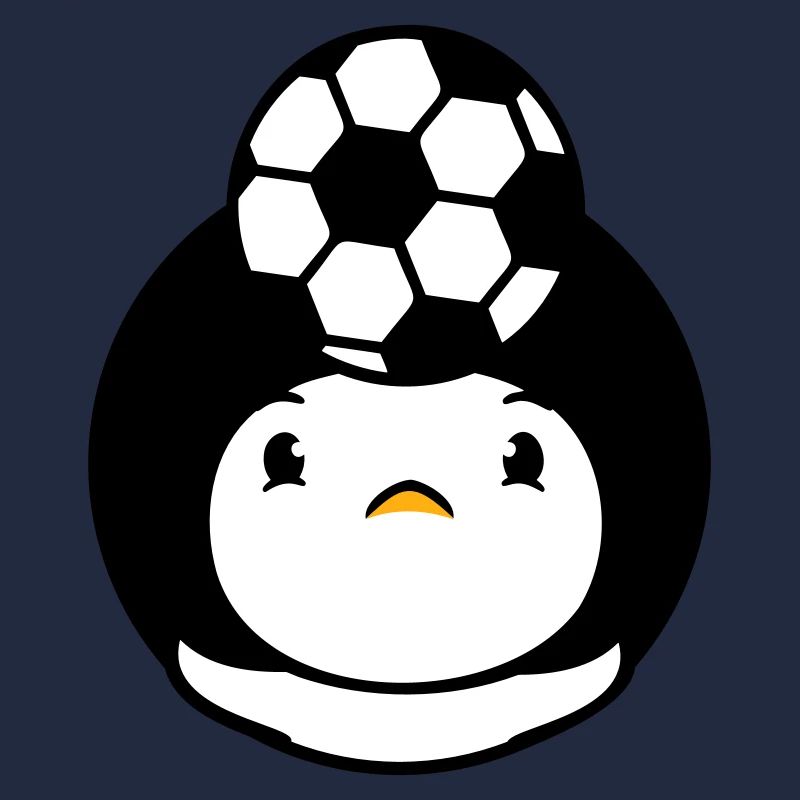 Duck Playing Soccer Header Ball Balancing Head