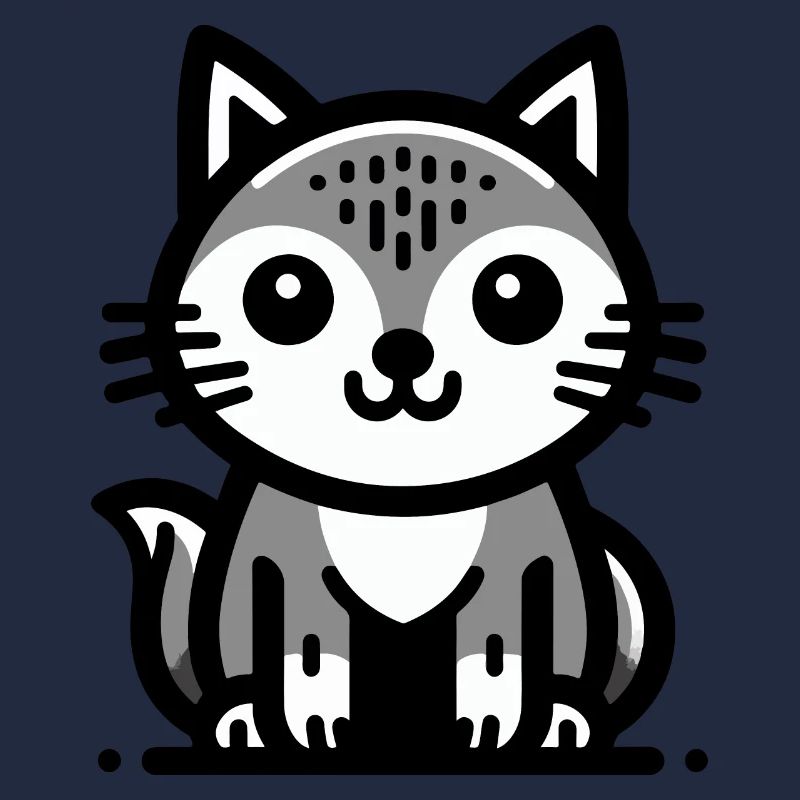 Chat de dessin animé mignon