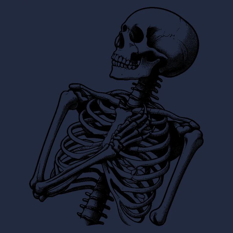 Surprised skeleton