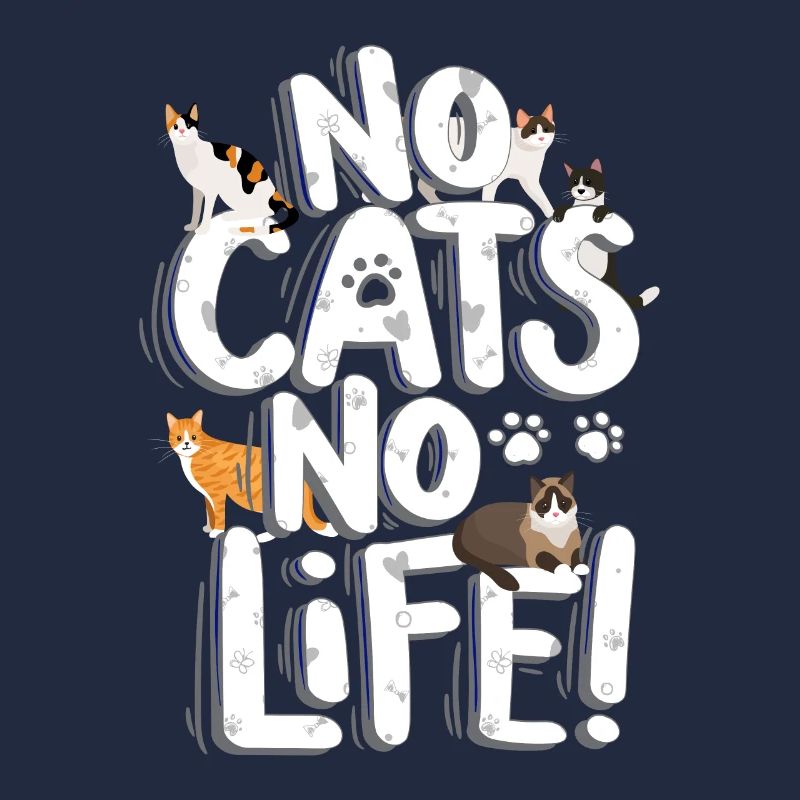 Pas de chats pas de vie chats Saint-Valentin