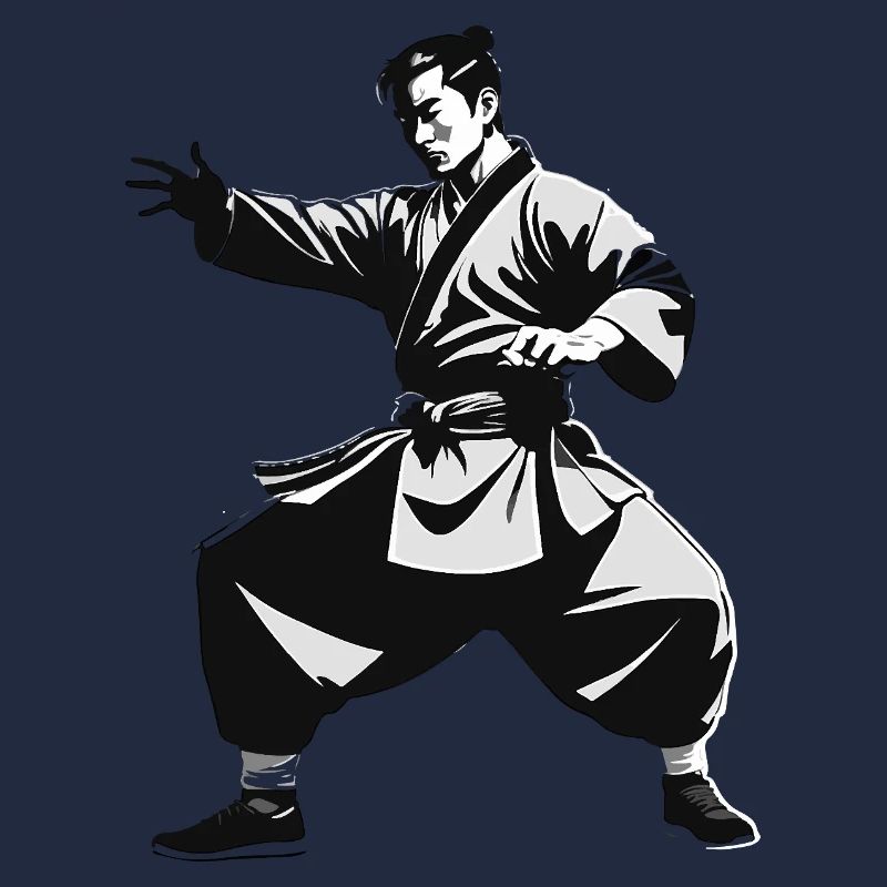 Shaolin Mönch - Kampfsport Sticker