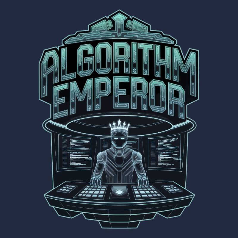 Algorithme Empereur Cyber Roi Tech Artwork