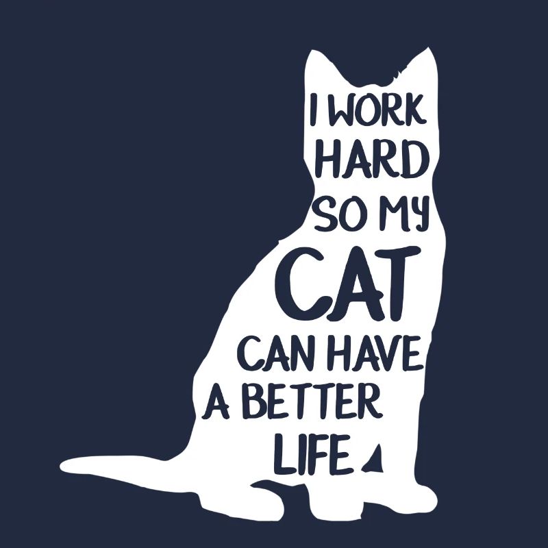 katze mit spruch