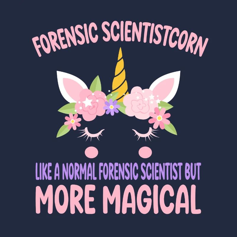 Forensic Scientistcorn comme un scientifique normal