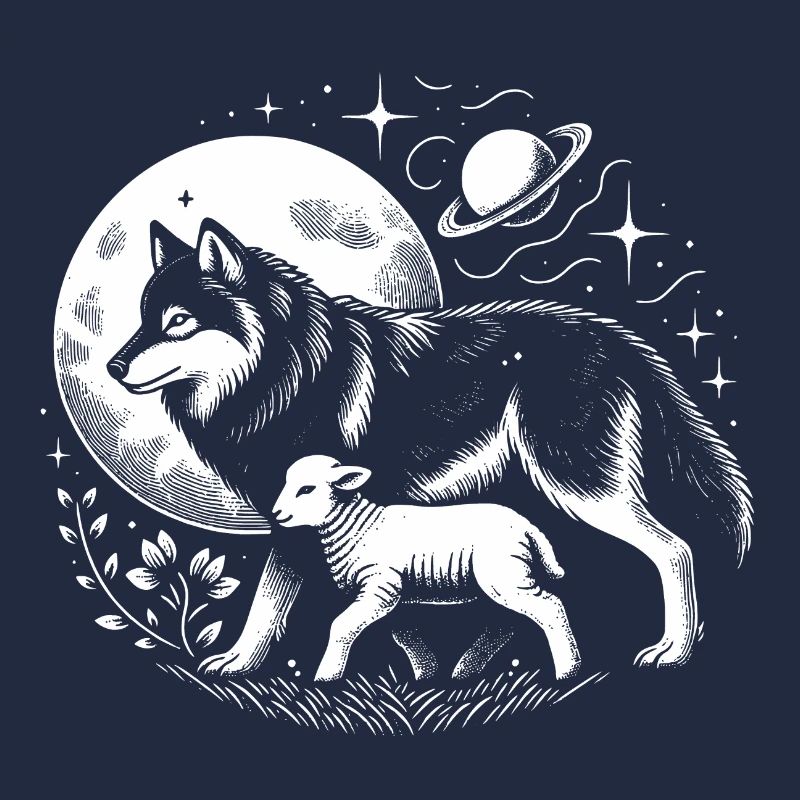 Wolf und Lamm wir können alle Freunde sein