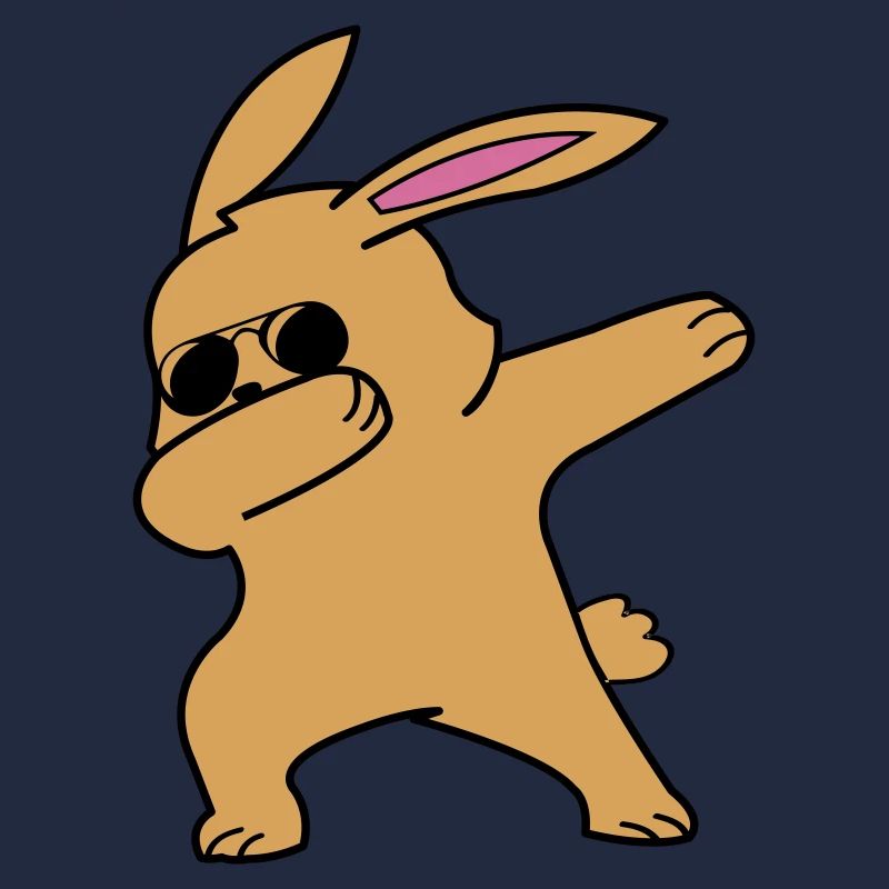 dabbing rabbit