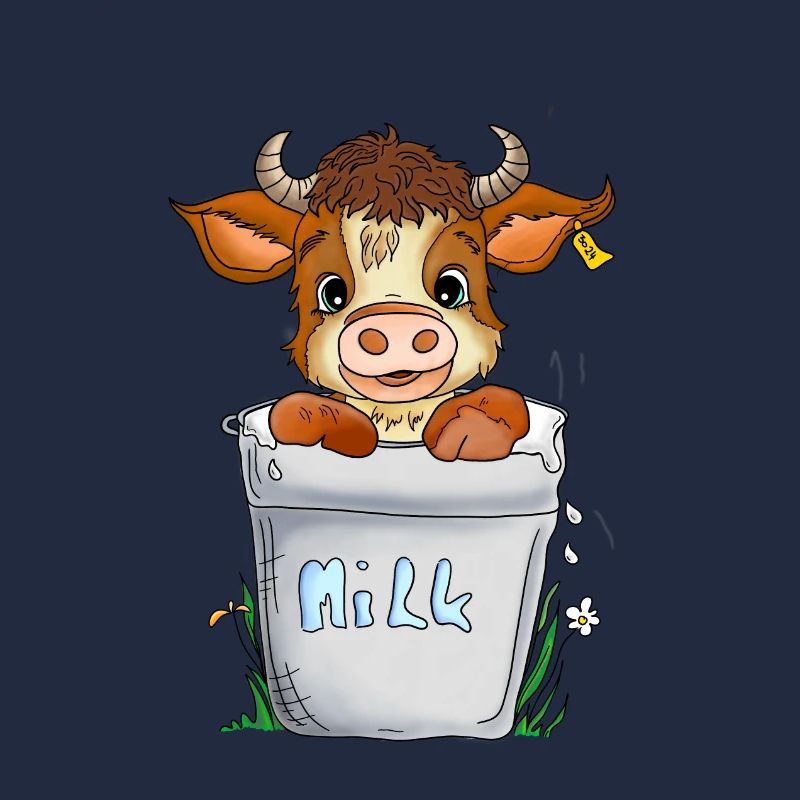 Fröhliche Kuh