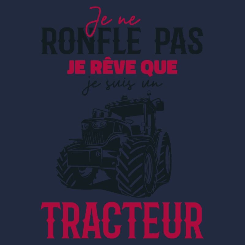 Ich schnarche nicht, ich träume, dass ich ein Traktor bin